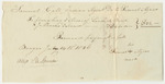 Samuel Agres's Bill for Ploughing Land on Birch and Jo. Penea's Island