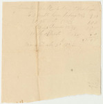 J & J. Wadleigh's Bill for Horse Keeping, Board, Oats, and Spirits