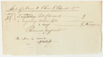 Oliver K. Barrell Bill for Services as Clerk in the Office of the Secretary of State
