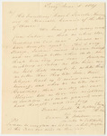 Letter from Francis Joseph Neptune, Governor of the Passamaquoddy Tribe, and Deacon Sockbason, in Relation to the Conduct of Peter Goulding