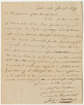 Letter from John Markam in Relation to the Conduct of the Agent of the Passamuoddy Indians