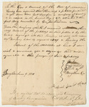 Letter from the Commanding Officer of the Brighton Company, in Favor of the Petition to Raise a New Company in the Second Regiment First Brigade Commanded by Gen. Joseph Kinsmon