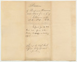 Petition of Benjamin Hammond and Others for a Company of Riflemen in the 5th Regiment First Brigade Third Division