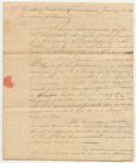 Letter from James Osborn, Major of Artillery 1st Brigade 1st Division, Against the Petition for the Formation of a Company of Light Infantry in York