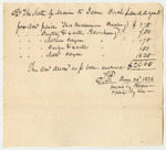 Voucher No. 35: Receipt from James Irish for Advertising, Paid by J.P. Rogers