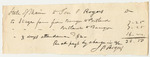 Voucher No. 30: Jonathon P. Roger's Account with James Irish, Land Agent