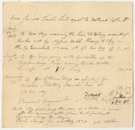 Voucher No. 29: Receipt from James Irish to Nathaniel Coffin