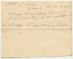 Voucher No. 28: Account of Artemus Smith and Others for Exploring