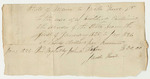 Jacob Hunt Bill for Use of Building Containing the Armor of the State