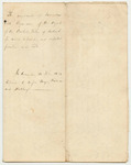 Account of Samuel Call, Esq., One of the Agents of the Penobscot Tribe of Indians for Services Performed and Supplies Furnished for Said Tribe