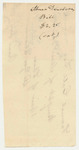 Abner Dearborn's Bill to Samuel Call, Esq., for Shoes