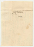 J.J. & C. Brown's Bill to Samuel Call, Esq., for Hauling Goods for the Penobscot Indians