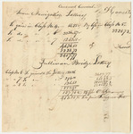 Account Current of the Lottery for the Benefit of Steam Navigation