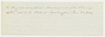 Note Stating the Original Accounts and Memorandums of C.S. Davies Was Sent to Washington