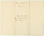 Account of Edward Williams, Esq., Agent for Fixing the Permanent Seat of Government