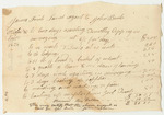 Voucher No. 27: Receipt from James Irish to John Buck for Assessing and Surveying