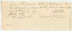 Voucher No. 2: Ezekial Richardson's Account with James Irish