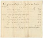 Voucher No. 4: Solomon Lombard's Account with James Irish