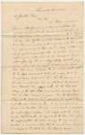 Letter from John Ruggles to the Hon. Jonathon Thayer, in Support of the Petition of Ezekial Stearns for Increased Compensation as an Overseer in the State Prison