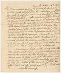 Communication from William King to Enoch Lincoln, Relating to Warrants in Favor of William King, Commissioner of Public Buildings