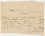 Warrant in Favor of Benjamin Fairbanks, Agent to Ascertain the Best Route for the Road from the North of Bingham's Kennebec Million Acres