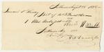 N & L Dana & Co.'s Bill for Molasses for Samuel F. Hussey