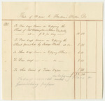 Account of Frederick Mellen, for Copying Plans