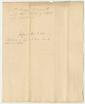Elijah Kellog's Account with the State of Maine for 1825