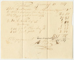 Abraham Osgood's Bill for Work Done at the State Armory