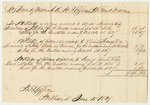 Portland Post-Office Bill for Amos Nichols, Esq., for Postage During the Quarter Ending March 31st, 1827