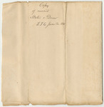 Copy of Record of The State of Maine vs. Benjamin Drew