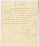Letter from Brigadier General Henry B.C. Greene, in Relation to the Petition of the Members of the Saco and Biddeford Rifle Company to Bisband