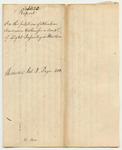 Report 1023: Report on the Petition of Abraham Anderson and Others for a Company of Light Infantry in Windham