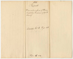 Report 1031: Report on the Warrant in Favor of Henry Smith, Esq., Treasurter of York County