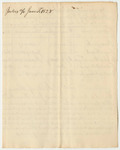 Account Exhibited by Thomas Crocker, Keeper of the State's Gaol in Oxford, for the Support of Prisoners Confined Therein