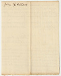 Account Exhibited by Thomas Crocker, Keeper of the State's Gaol in Oxford, for the Support of Prisoners Confined Therein