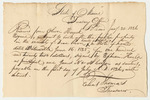 Receipt for Oliver Herrick for Work as Land Agent in the Vicinity of the Dead River in Oxford