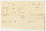 Zebulon Young and William Simone Certification for the Pension of James Pomeroy
