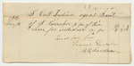 Samuel Larrabee's Bill for Shoes for Penobscot Indians