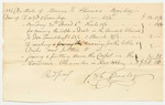 Thomas Bailey Receipt for Thread, Nails, Brushes, and Other Materials