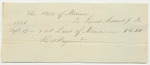 James Adams Jr. Receipt for 1 Set of Laws of Maine