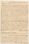 Petition of William Sennet for a Pardon