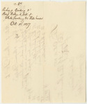 Richard Gooding and Benjamin Dodge's Bill for Whitewashing and Repairing Chimneys in the Senate House