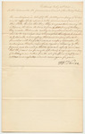Communication from William Vance in Relation to the Petition of John N. Todd and Others of Calais, for a Company of Artillery
