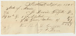 Receipts for Account of Joshua Tolford, for Monies Paid and Service Performed in the Preservation of Public Property at the State Arsenal and Mount Joy