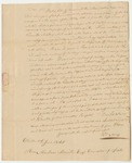 Letter from William Ames Regarding the Petition for a Company of Artillery in the Second Brigade and Second Division