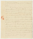 Letter from Cushing Otis Regarding the Petition for the Pardon of John Foster Jr.