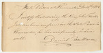 Certification of Daniel Rose, Warden of the State Prison at Thomaston, Relating to the Behavior of John Foster Jr. in Prison