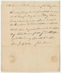 Letter from John Brown Regarding the Election of Brigadier General in the Second Brigade Second Division