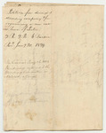 Petition of James French 2nd and Others for the Division of the Standing Company in Porter in the 2nd Regiment 2nd Brigade and 6th Division